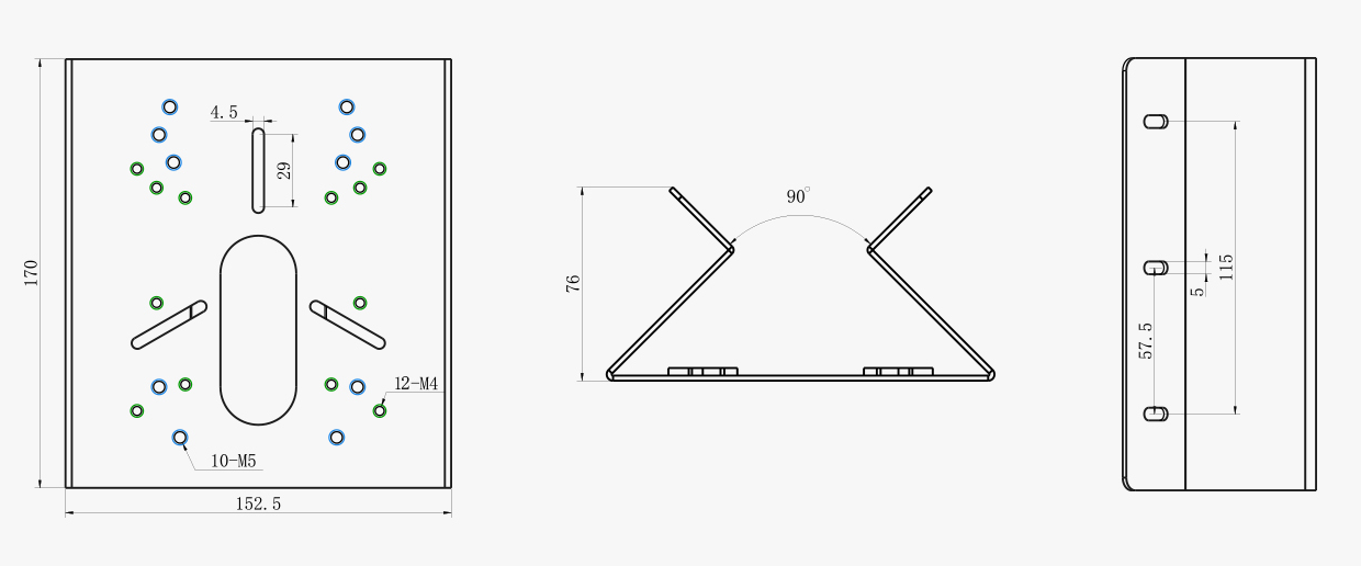 Кронштейн MS-A03 для крепления IP-камер Milesight MS-A03